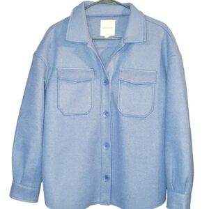 Anthropologie Avec Les Filles Button Down Shirt Jacket Shacket